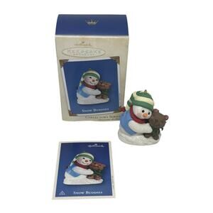 2002 Hallmark Keepsake Snow Buddies Ornament Snowman #5 Collector Series